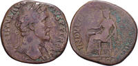 Sesterz Antonin le Pieux, Rome, Bronze, S+, RIC:904 -