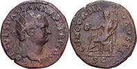 Dupondius Titus, Rome, Rare, Bronze, SS, RIC:434 -