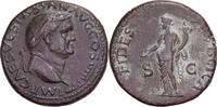 Dupondius Vespasian, Lyon - Lugdunum, Bronze, SS, RIC:1210 -