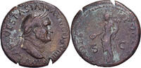 Dupondius Vespasian, Lyon - Lugdunum, Bronze, S+, RIC:1210 -