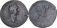 Sesterz Domitian, Rome, Bronze, SS -