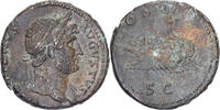 As Hadrian, Rome, Bronze, SS+, RIC:818 -