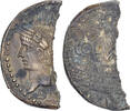 1/2 Dupondius Augustus & Agrippa, Nemausus, Bronze, SS+ -