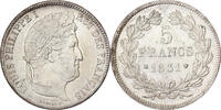 Frankreich 5 Francs 1831 Marseille Louis Philippe I, Marseille, Incuse edge, Silber VZ