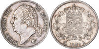 Frankreich 2 Francs Louis XVIII, Paris, Silber, VZ, Gadoury:513 -