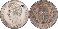 Frankreich 1 Franc Charles X, Lille, Silber, VZ, Gadoury:450 -