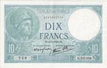 Frankreich 10 Francs Minerve, 1941-12-04, H.85108, VZ -