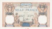 Frankreich 1000 Francs Cérès et Mercure, 1938-10-20, X.4150, SS+ -