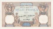 Frankreich 1000 Francs Cérès et Mercure, 1931-12-24, W.1681, SS -