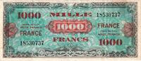 Frankreich 1000 Francs France, Undated (1945), SS -