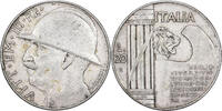 Italien 20 Lire Vittorio Emanuele III, Rome, Silber, SS+, KM:70 -