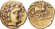 1/4 Stater 2. Jahrhundert v. Chr Not Applic Gaul, Aulerci Cenomani, Gold, SS, Delestrée:2156