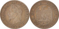 Frankreich Centime Münze, Napoleon III, Napoléon III, Paris, SS -