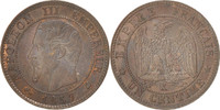 Frankreich Centime Münze, Napoleon III, Napoléon III, Bordeaux, VZ -