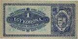 UNGARN 1 Korona 1920 fST+