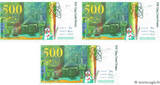 FRANKREICH 500 Francs PIERRE ET MARIE CURIE Consécutifs 2000 ST