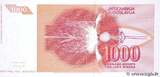 JUGOSLAWIEN 1000 Dinara 1992 ST