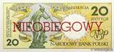 POLEN 20 Zlotych 1990 ST