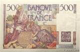 FRANKREICH 500 Francs CHATEAUBRIAND 1945 fST
