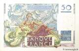 FRANKREICH 50 Francs LE VERRIER 1949 fST