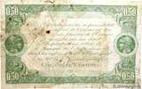 OCEANIA 50 Centimes 1919 SGE