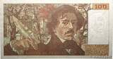 FRANKREICH 100 Francs DELACROIX imprimé en continu 1991 fSS