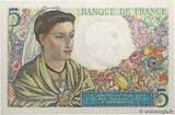 FRANKREICH 5 Francs BERGER 1945 fST+