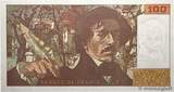 FRANKREICH 100 Francs DELACROIX imprimé en continu 1990 fST+