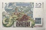 FRANKREICH 50 Francs LE VERRIER 1950 fST