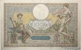 FRANKREICH 100 Francs LUC OLIVIER MERSON grands cartouches 1924 SS