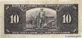 KANADA 10 Dollars 1937 fSS