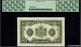 LUXEMBURG 10 Francs Spécimen 1944 ST