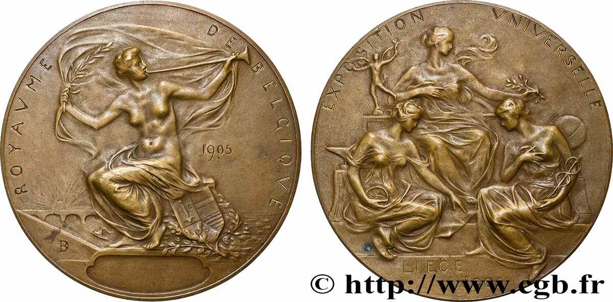 MEDAILLE EXPOSITION UNIVERSELLE internationale Liège 1905 sc Vernon Sec