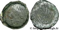 Bronze lourd à l’aigle et au croissant GALLIA - CARNUTES (Area of the Beauce) c. 52 AC. (20mm, 5,77g, 4h )