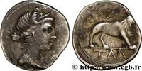 “Drachme légère” ou tétrobole MASSALIA - MARSEILLE c. 121-49 AC. (16,5mm, 2,53g, 6h )