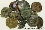 Lot de 5 potins, 3 bronzes et 4 potins f Gallo-Belgian / Celtic Ier siècle avant J.-C. (mm, g, h )