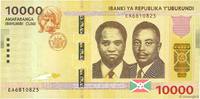 BURUNDI 10000 Francs BURUNDI 10000 Francs 2015 ST -