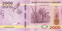 BURUNDI 2000 Francs BURUNDI 2000 Francs 2015 ST -