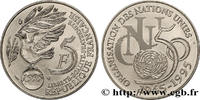 5 francs Cinquantenaire de l’ONU V REPUBLIC 1995 (29mm, 10g, 6h )