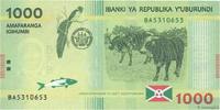 BURUNDI 1000 Francs BURUNDI 1000 Francs 2015 ST -