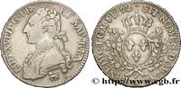 FRANKREICH Demi-écu aux branches d'olivier LOUIS XVI Paris 1792 (32,5mm, 14,55g, 6h) -