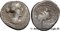 THE REPUBLIC (280 BC to 27 BC) Quinaire TITIA 90 AC. (14,5mm, 2,12g, 12h )