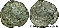 Bronze au lion GALLIA BELGICA - BELLOVACI (Area of Beauvais) c. 50-25 AC. (18,5mm, 2,88g, 12h )