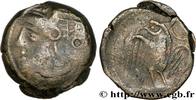 Bronze lourd à l’aigle et au croissant GALLIA - CARNUTES (Area of the Beauce) c. 52 AC. (18,5mm, 5,80g, 5h )