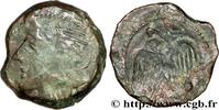 Bronze lourd à l’aigle et au croissant GALLIA - CARNUTES (Area of the Beauce) c. 52 AC. (19,5mm, 5,98g, 1h )