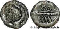 Potin aux chevrons, stylisé GALLIA BELGICA - BELLOVACI (Area of Beauvais) c. 50-20 AC. (16mm, 2,54g, 9h )