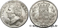 5 francs Louis XVIII, tête nue LOUIS XVIII 1817 (37mm, 24,74g, 6h )