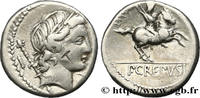 THE REPUBLIC (280 BC to 27 BC) Denier CREPUSIA 82 AC. (17mm, 3,87g, 6h )