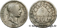 FRANKREICH 2 francs Napoléon Ier tête laurée, Empire français GESCHICHTE FRANKREICHS Lyon 1810 (27mm, 9,74g, 6h) -