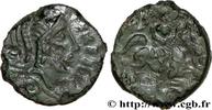 FRANKREICH Bronze PIXTILOS classe VII au cavalier GALLIEN - CARNUTES (Region die Beauce) Chartres (28) c. 40-30 AC. (16,5mm, 2,54g, 4h) -